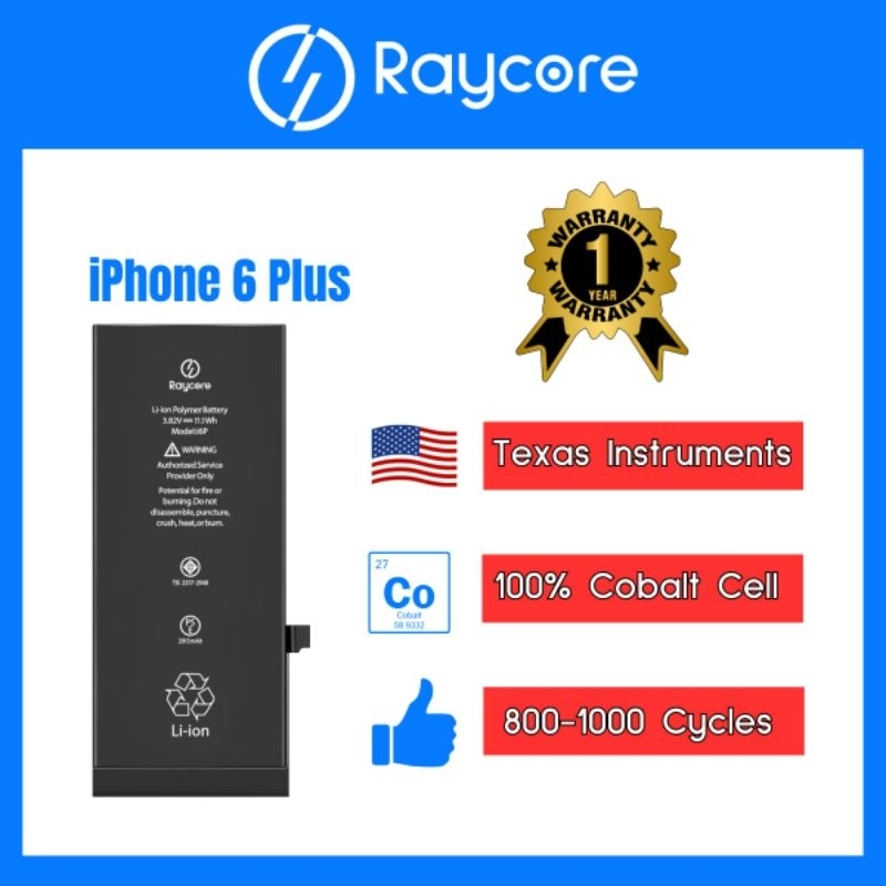 Raycore Baterai iPhone 6Plus Batt Original Raycore iPhone 6+