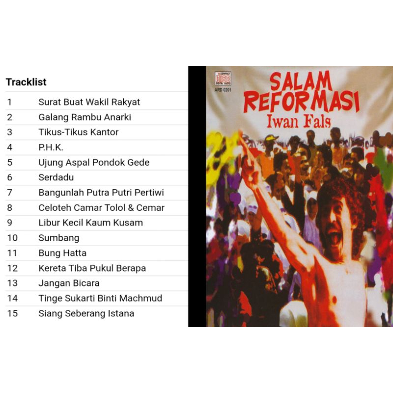 iwan fals salam reformasi cd album 1998