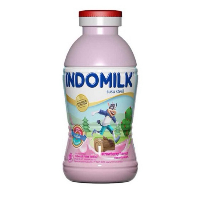 

[AYOBUY.ID] INDOMILK SUSU CAIR BOTOL STRAWBERRY 190ml (1PCS)