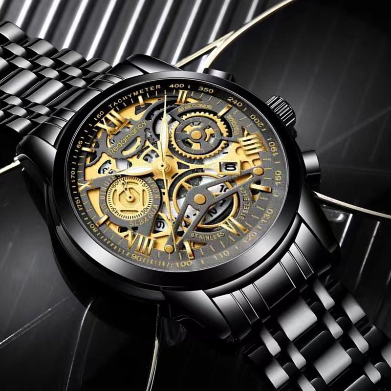 RM918 _ Jam Tangan Pria Redamancy Original Stainless Steel Anti Air