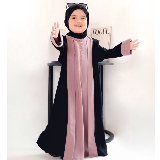 Baru Asli  Hulya Kids Abaya Anak Couple Ibu Anak Abaya Bayi Balita Abaya Anak Perempuan Dress Anak C