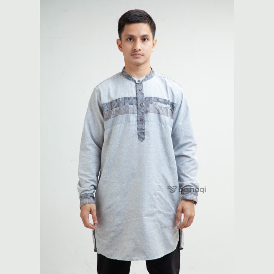 Grosir Diskon  Baihaqi Kurta Ajmal Lengan Panjang BK85