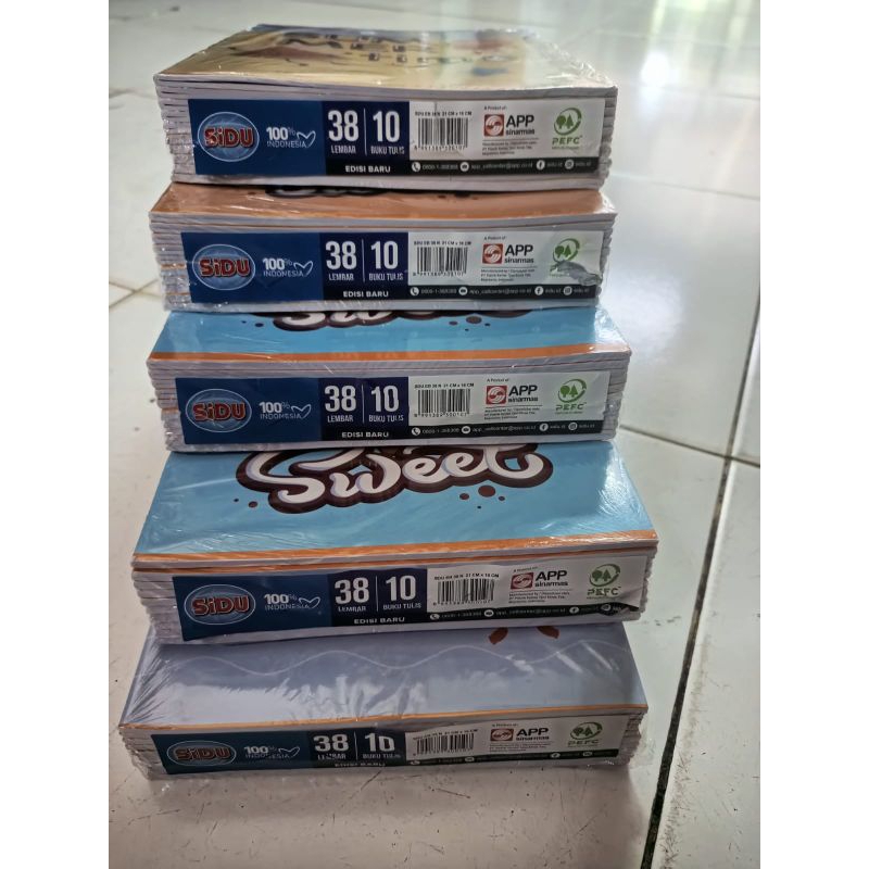 

BUKU TULIS SIDU 38 LEMBAR (10PCS)