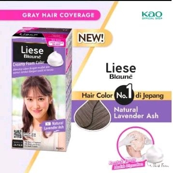 LIESE blaune creamy foam color natural lavender ash