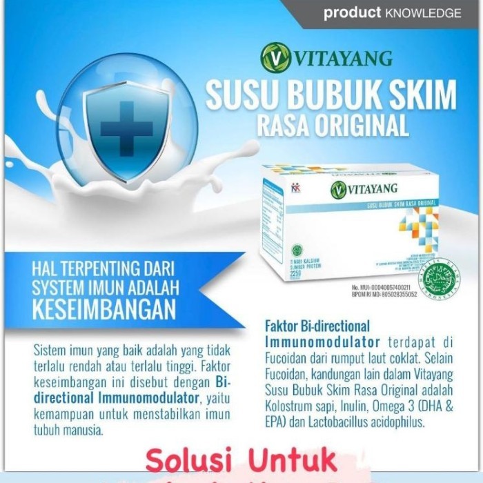 

Vitayang colostrum susu skim bubuk antioksidan 15 sachet