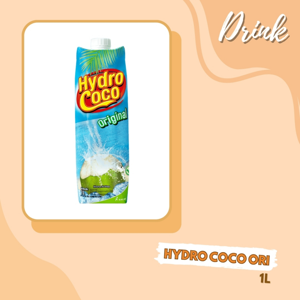 

DRINK | MINUMAN AIR KELAPA KEMASAN | HYDROCOCO | HYDRO COCO ORI 1LITER