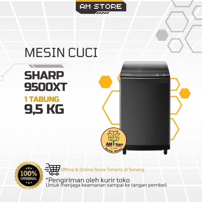 Mesin Cuci Sharp 9500XT 9,5kg (1 Tabung)