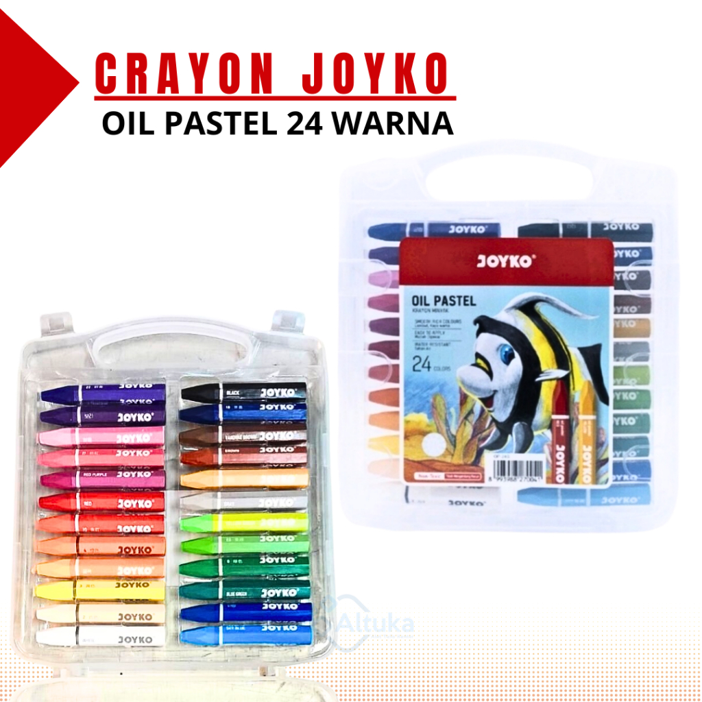 

Crayon Oil Pastel Joyko 24 Warna