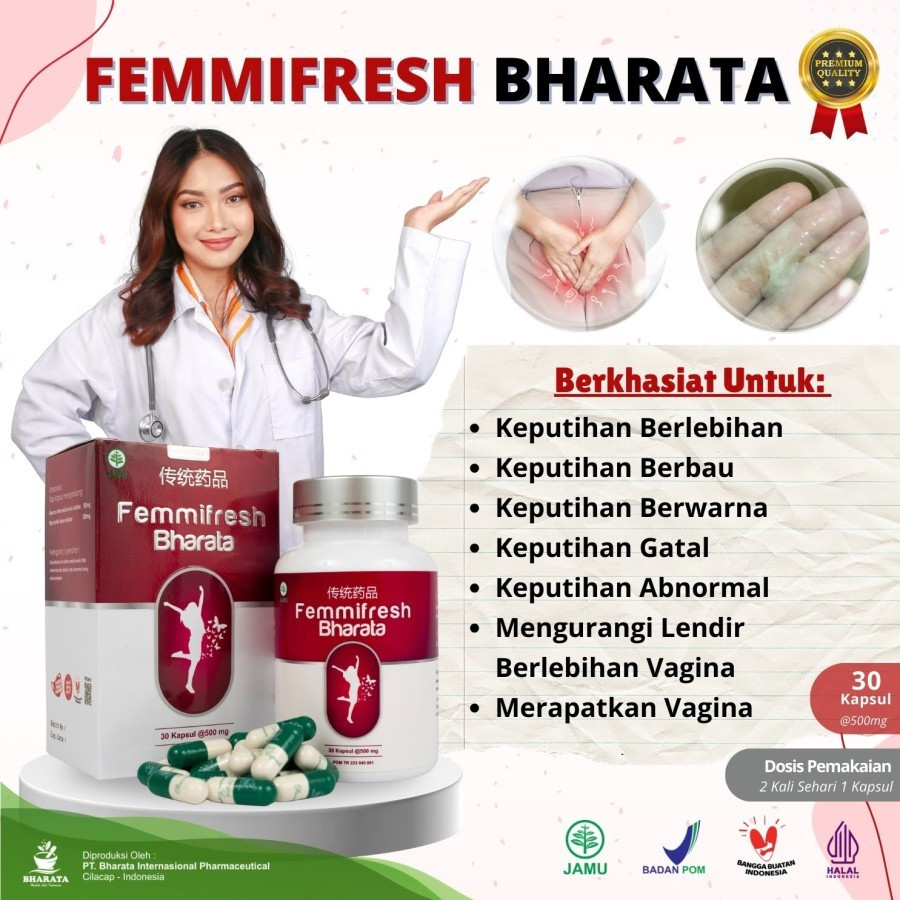 Femmifresh Bharata Obat Herbal Keputihan & Gatal Gatal Paling Ampuh