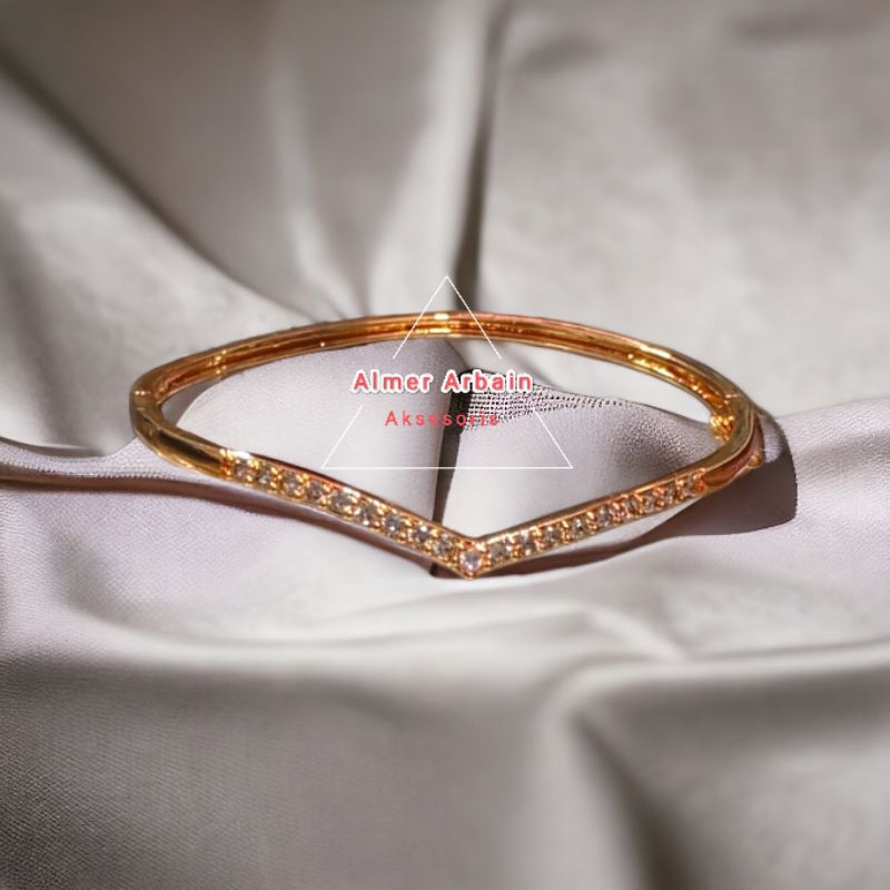 Gelang Xuping | Gelang Dewasa Model Aurel Terbaru | Perhiasan Lapis Emas