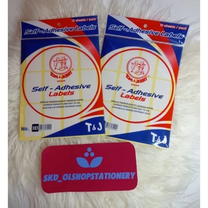 

Stiker nama label TOM & JERY No.103 ( 1 pack isi 10 )