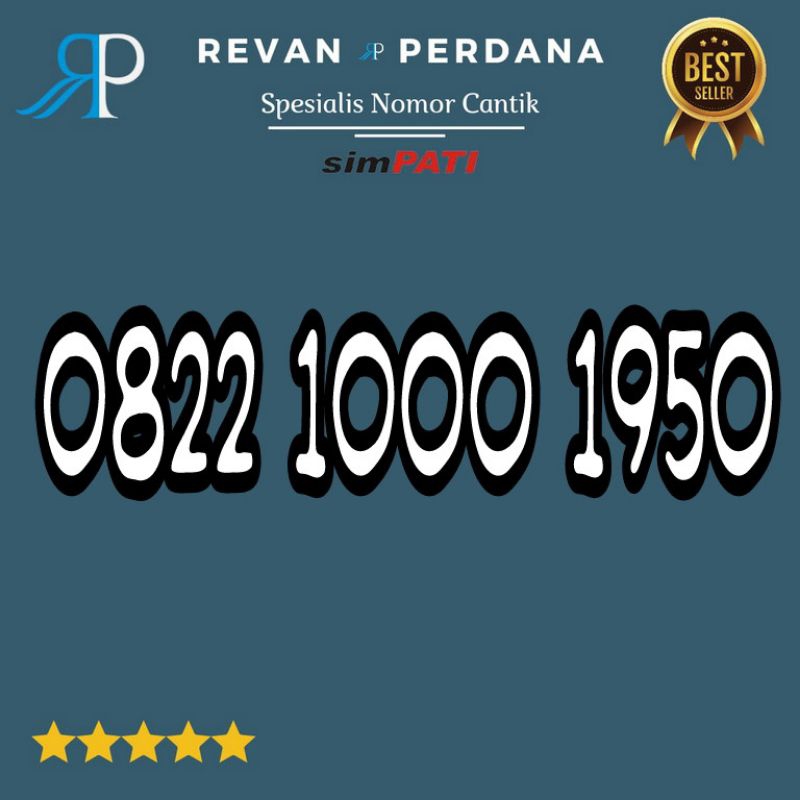 Nomor cantik simpati Telkomsel 4g 5g 1000 1950 rvb044