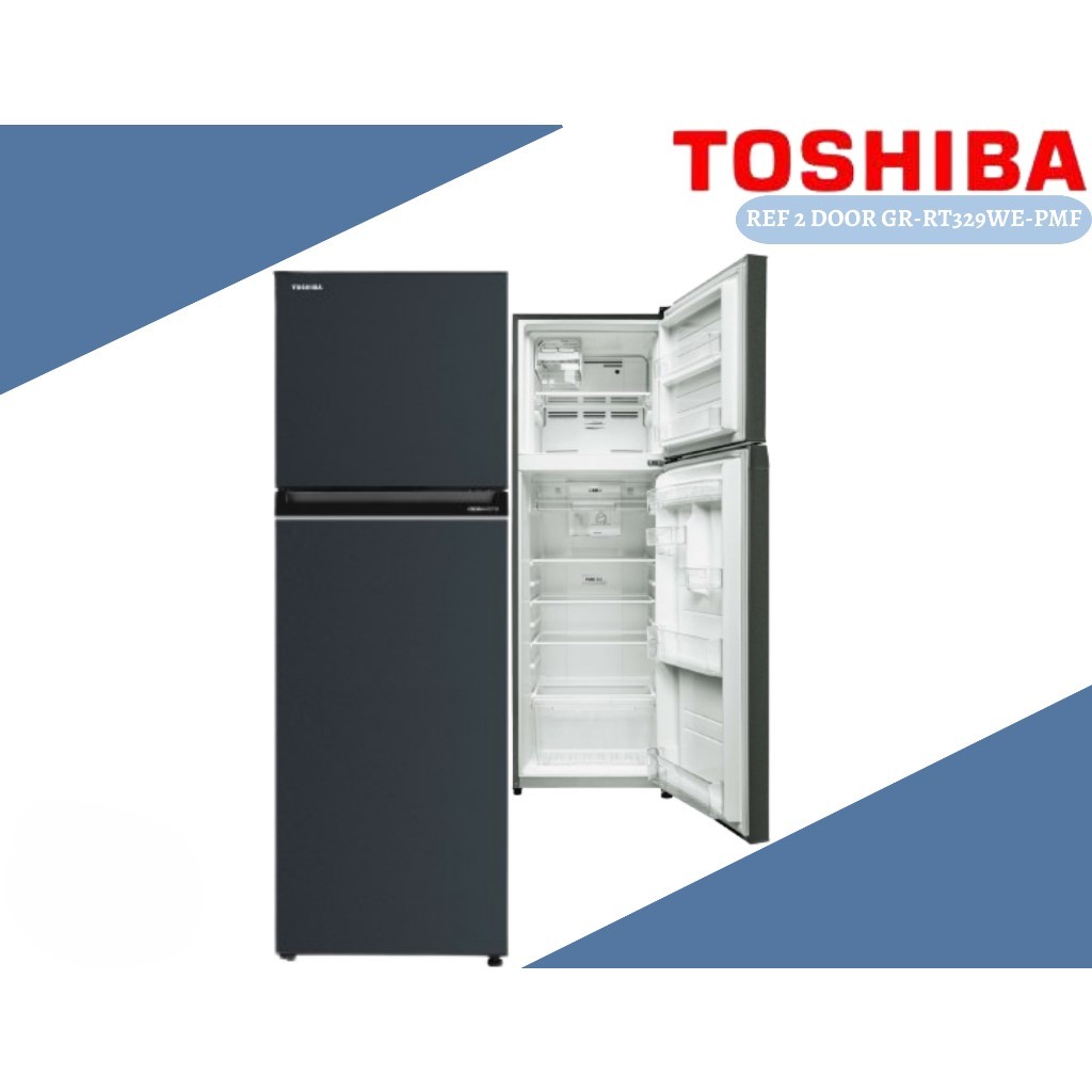 Kulkas Toshiba 2pintu inverter GR-RT329WE-PMF