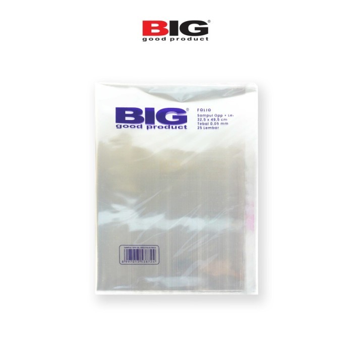 

Sampul Buku Plastik OPP Folio Big (10PCS)