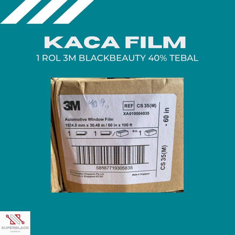 1 ROL KACA FILM 3M BB 40%