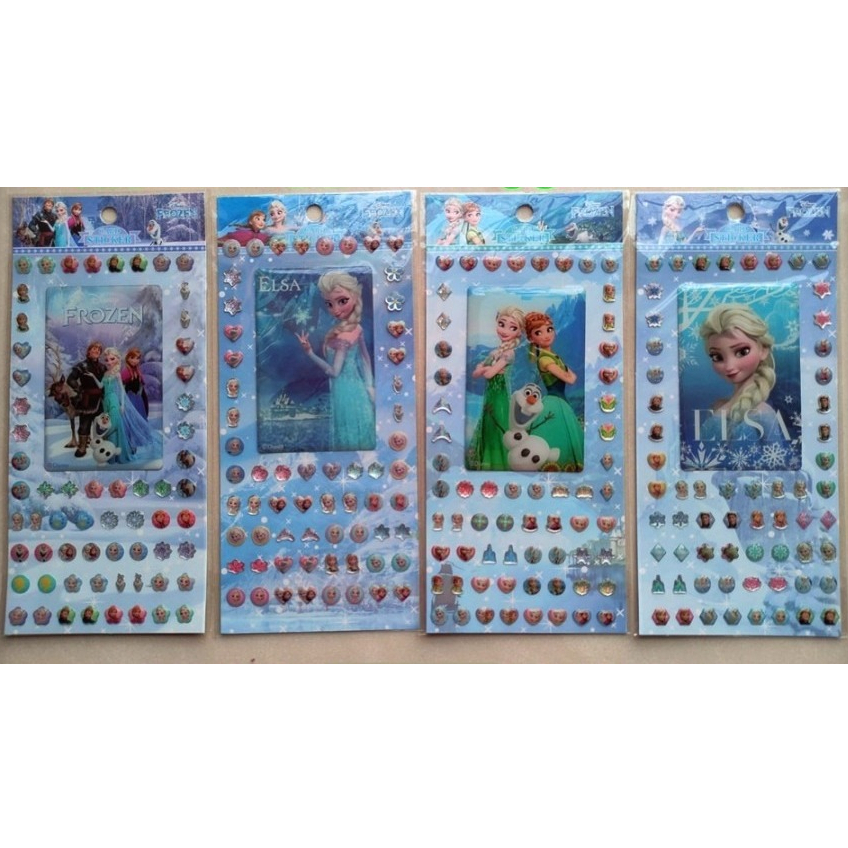 

Mainan Anak Stiker Sticker Tempel Princess Anna Elsa Frozen