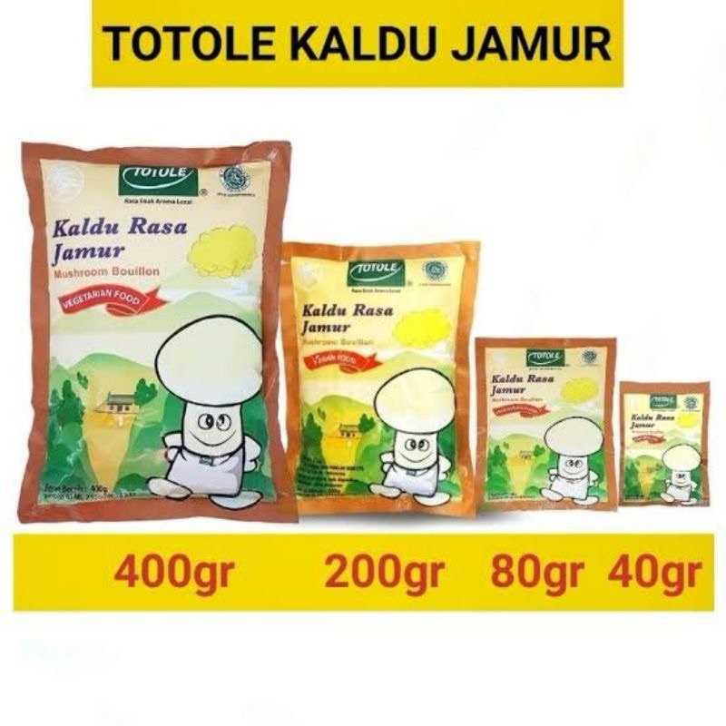 

TOTOLE KALDU JAMUR 40GR 100GR 200GR