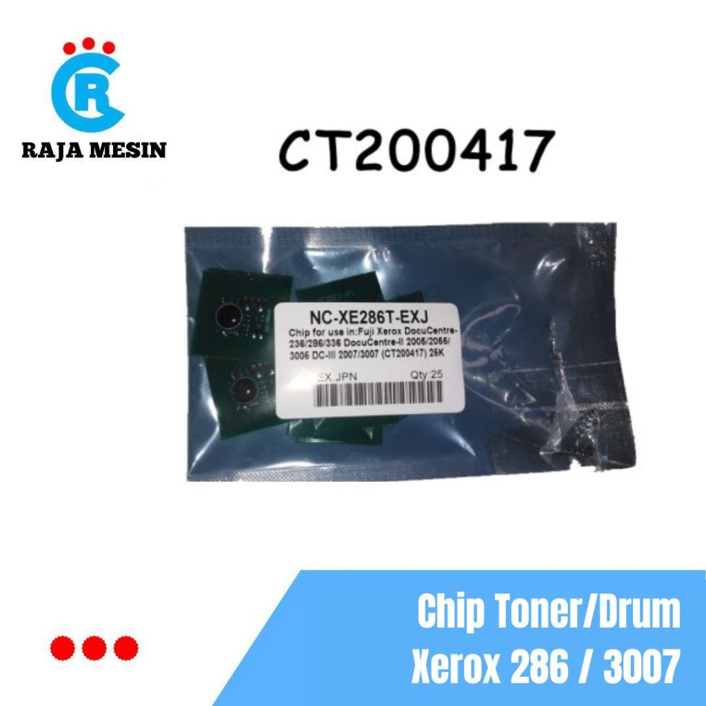 CHIP TONER DRUM XEROX 286 / 3007 - Toner Chip