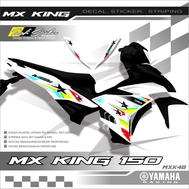 String Mx king Variasi Terbaru / Striping Motor Yamaha mx king 150 / Sticker Motor Mx-king Variasi S