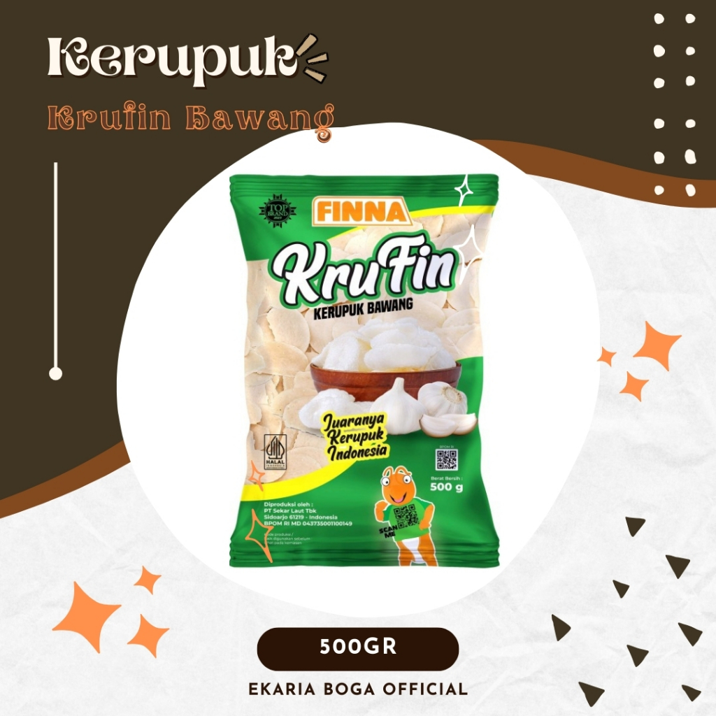 

KERUPUK | KRUPUK BAWANG | FINNA KRUFIN KERUPUK BAWANG | MENTAH | KRUFIN BAWANG 500GR