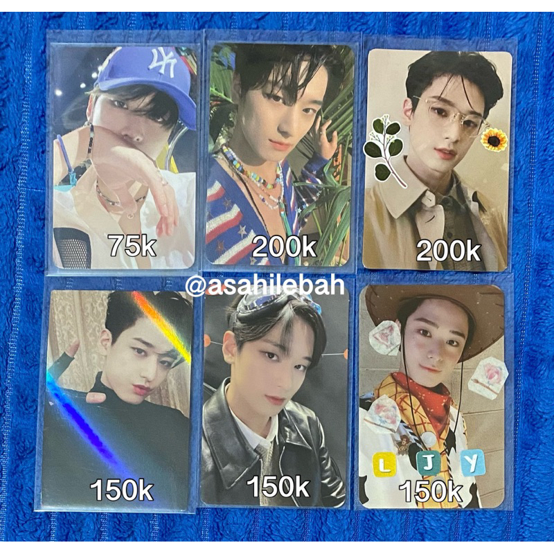pc photocard juyeon the boyz tbz - thrill ride topi benefit pob bene dmc dada everline chase dosen h