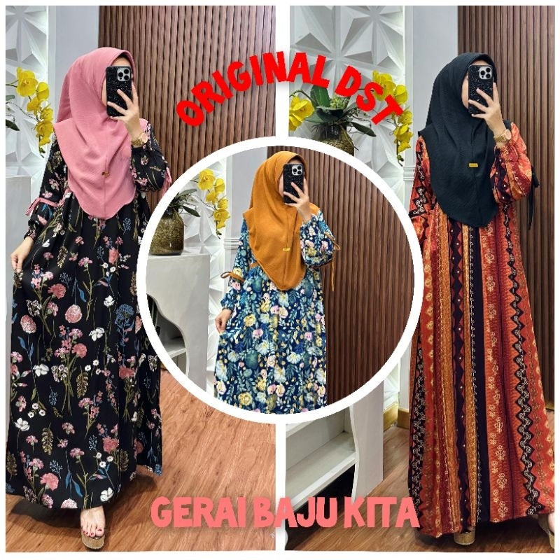 GAMIS ZEMIMA HIJAB/ZEMIMA HIJAB BY DST COLLECTION/GAMIS SET HIJAB DST COLLECTION/GAMIS RAYON VISCOSE