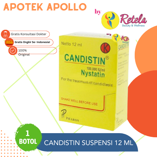 CANDISTIN SUSPENSI 12 ML/NYSTATIN