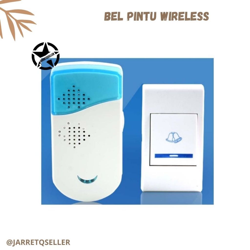 🆕 DOORBELL WIRELESS BATERAI || Bel Pintu Rumah Tanpa Kabel Bonus Baterai || BEL PINTU RUMAH DOOR BEL