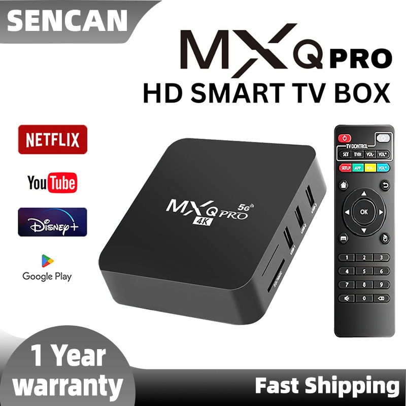 NEW CANYI 4K HD Android TV Box MXQ Pro 16G+256G Smart TV BOX 2.4G Wifi Smart Tv Box Unlock Tv Box