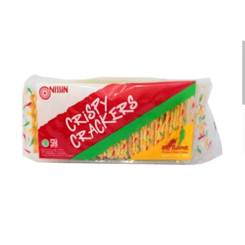 

Nissin Crispy Crackers spicy 140gram