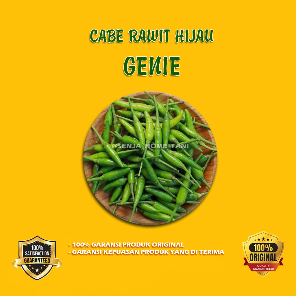 30 Biji - Benih Cabe Rawit Hijau GENIE