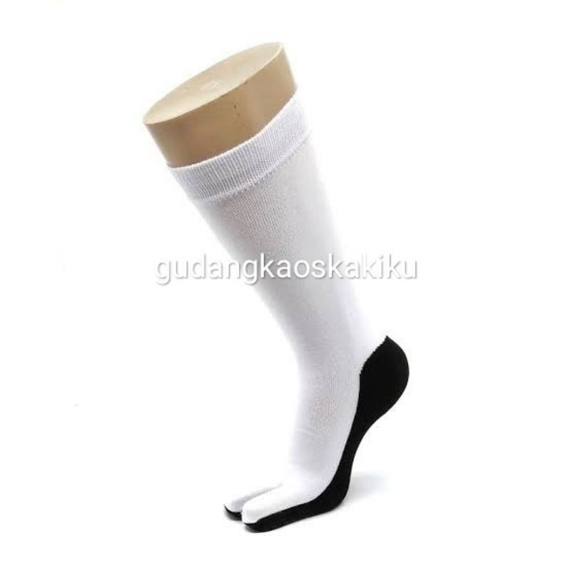 Lusinan Kaos kaki jempol polos putih panjang isi 6 pasang Kaos kaki putih polos panjang Kaos kaki mu