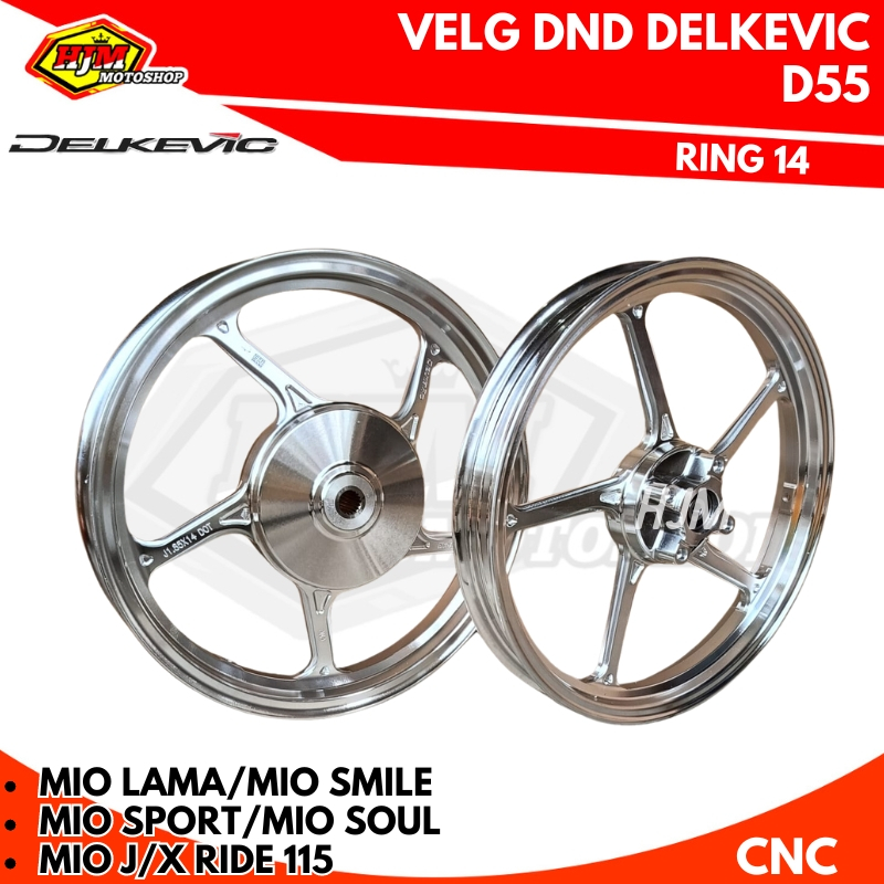 VELG RACING DELKEVIC DND D55 MIO SMILE / MIO SPORTY / MIO LAMA / MIO SOUL / MIO J / SOUL GT 115 / X 