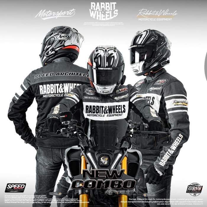 JACKET NEW COMBO "SARTHE GREY" RABBIT AND WHEELS