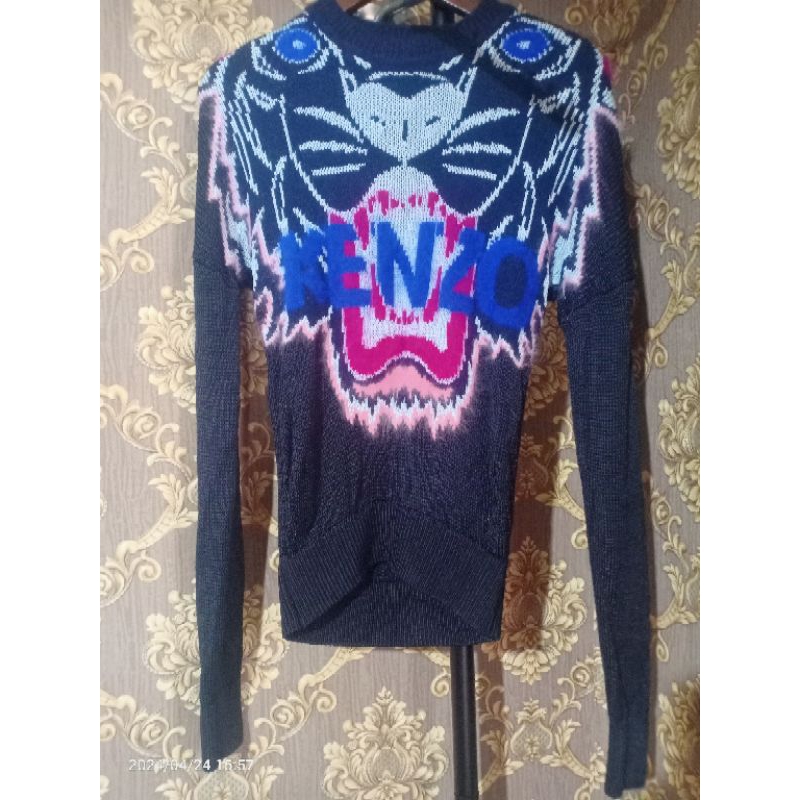 Sweater Rajut jaring, Brand Kenzo