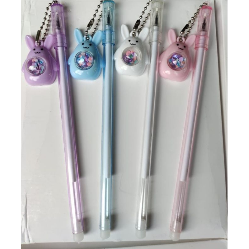 

pen gel gantungan kelinci bunting isi 12