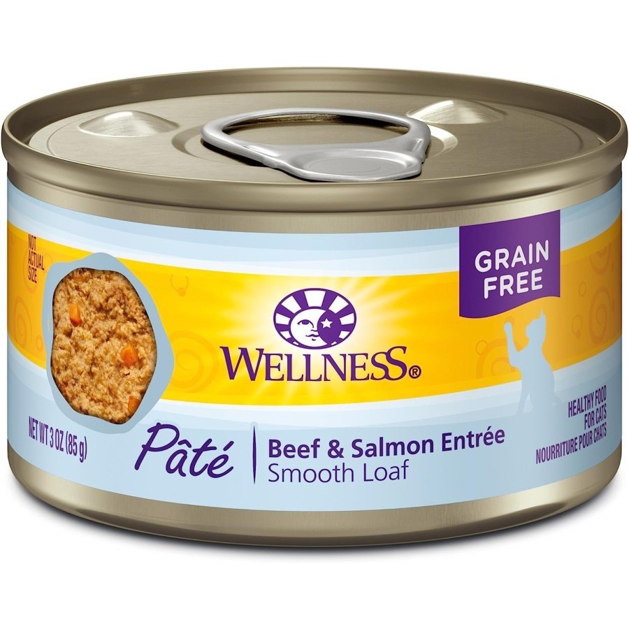 Wellness Pate Beef and Salmon- 3oz - makanan kucing
