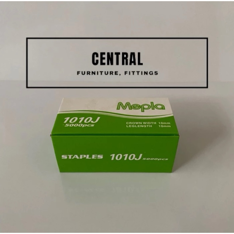 

Isi Staples MEPLA 1010J Hijau 5000pcs 10mm Pneumatic Gun Stale