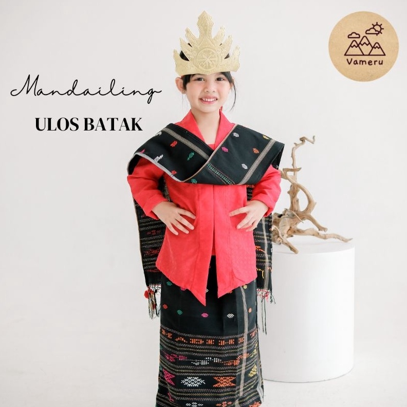 KODE B33E BAJU ADAT ANAK BATAK MANDAILING ULOS
