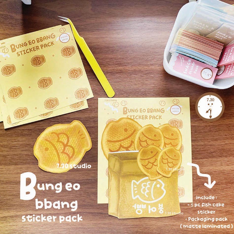 

Bung eo bbang sticker pack - food sticker