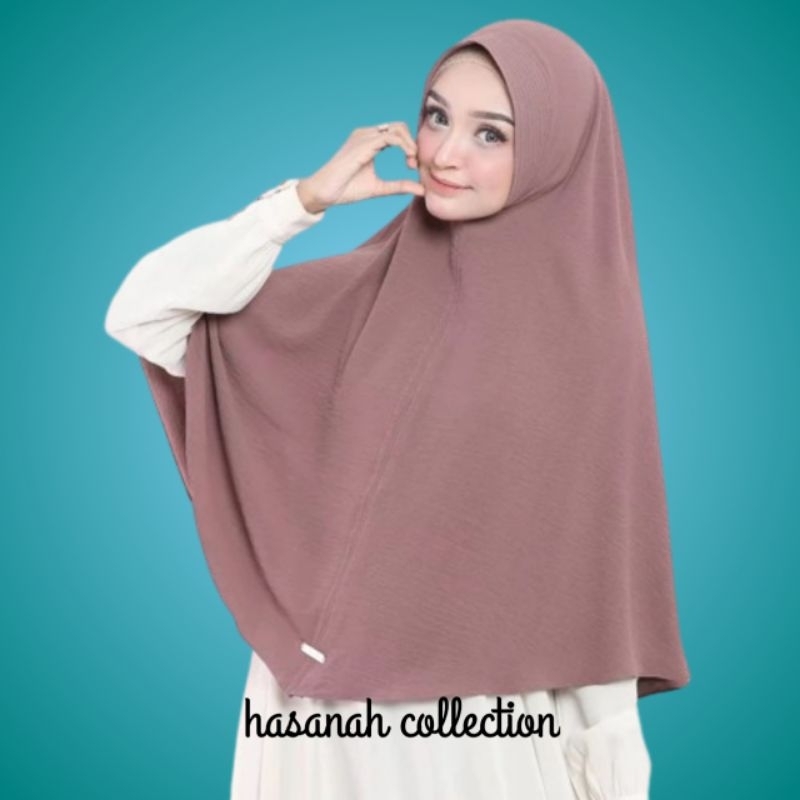 HIJAB PET XL CRINKLE NON TALI/JILBAB/KERUDUNG JUMBO CRINKLE