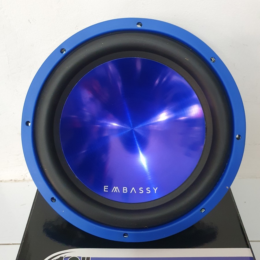 EMBASSY Speaker 12 Inch Daya 1000 Watt Double Coil SUBWOOFER ORIGINAL