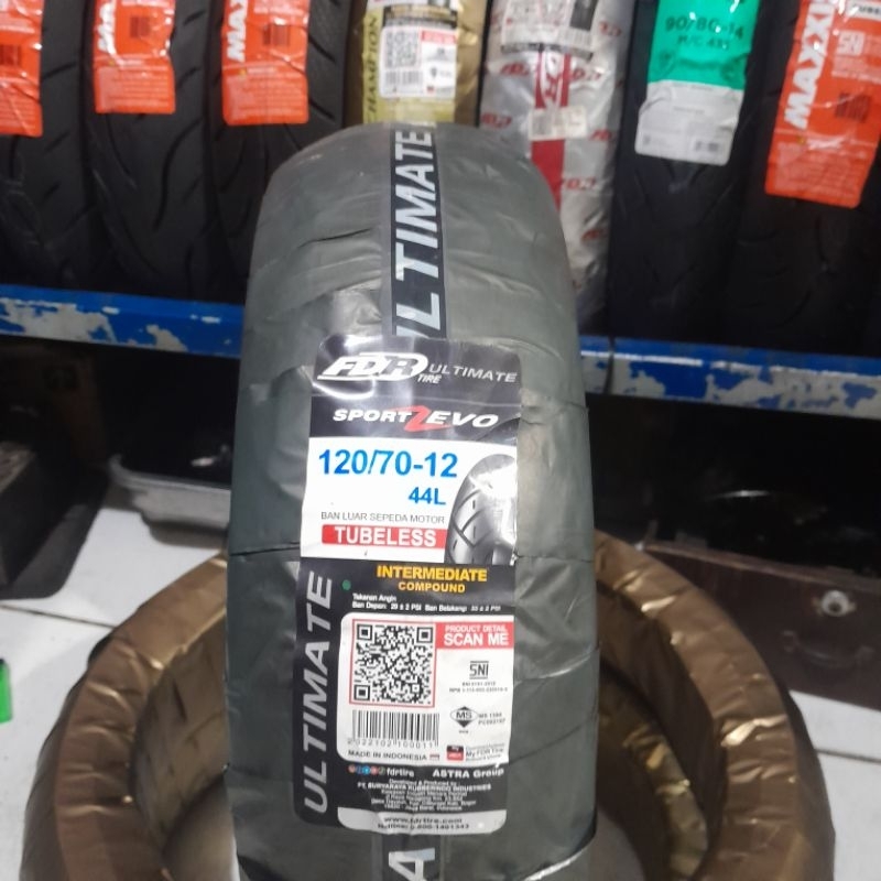 Ban FDR 120/70-12 FDR Sport Zevo Tubeless Ring 12