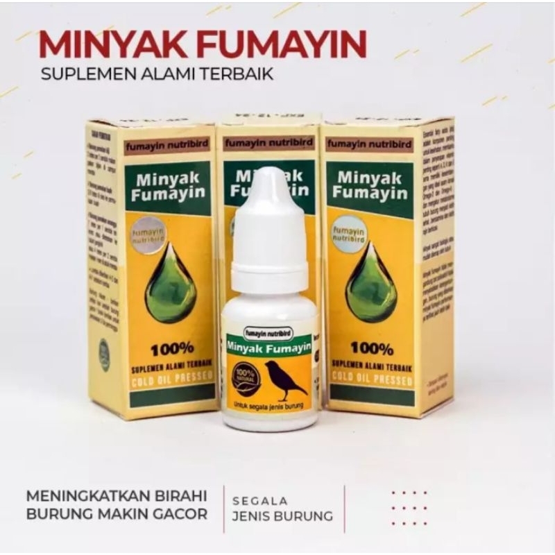 MINYAK FUMAYIN Memperbaiki Metabolisme, Kesuburan dan Kegacoran Burung Kicau