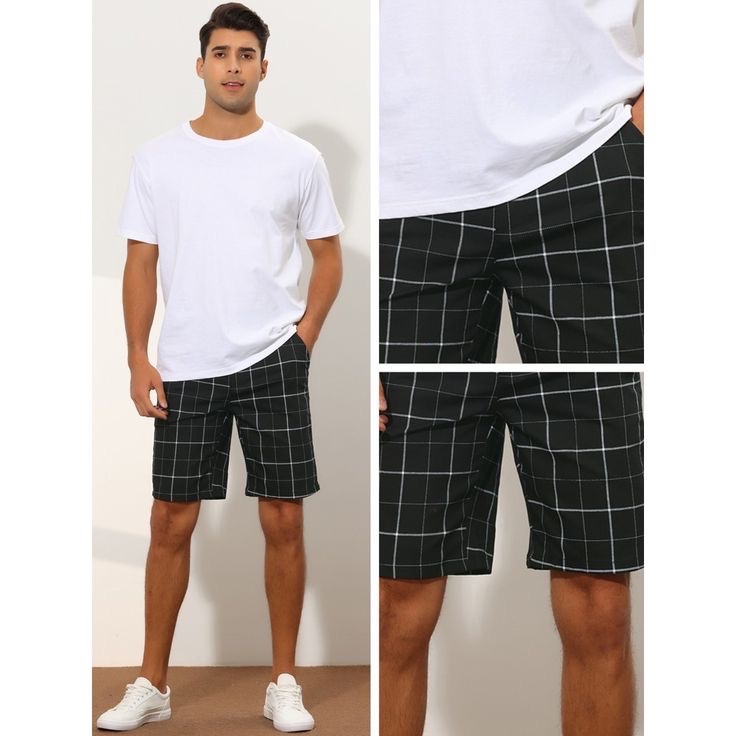 Celana pendek pria terbaru kotak kotak original