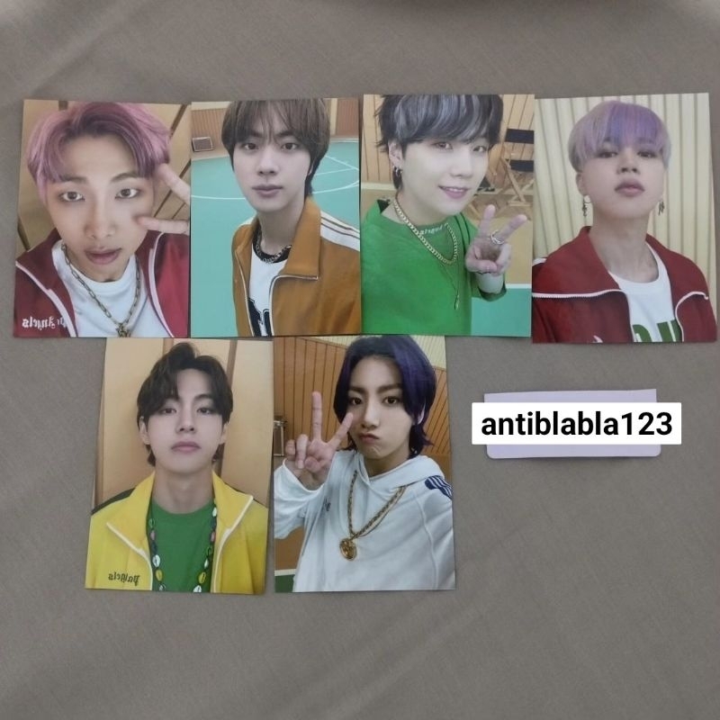 Official BTS Butter cardigan photocard mpc pc Rm jin suga yoongi jimin tae taehyung v jungkook jk ba