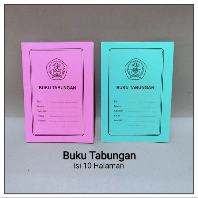 

15 Pcs Buku Tabungan Murah