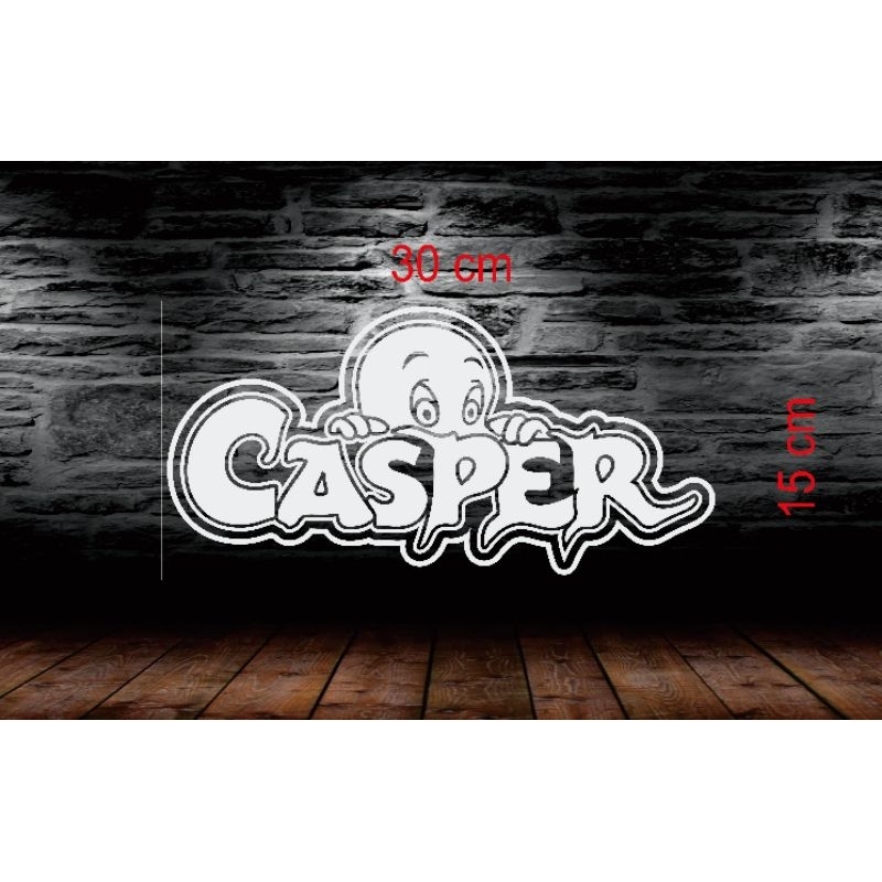 STIKER MOBIL STIKER CUTTING CASPER