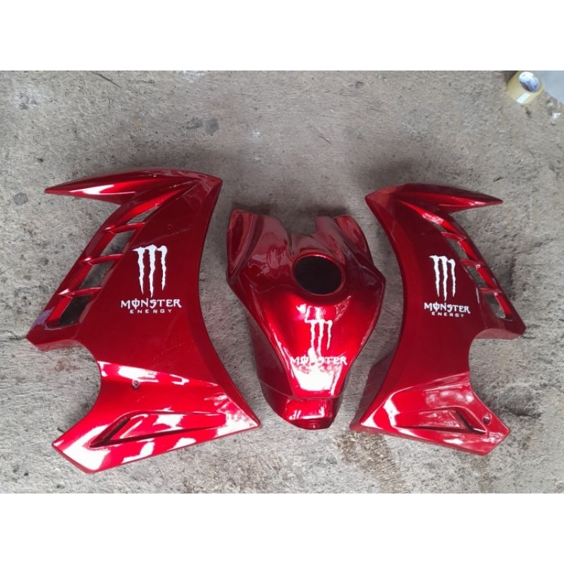 Cover Kondom Tangki Half Fairing Sayap Model Ninja250Fi PNP Yamaha Vixion NVL NVA 2013-2016