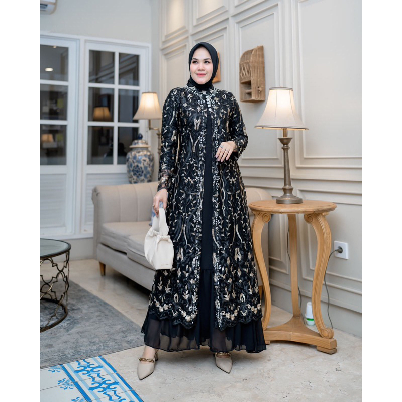 GAMIS OUTER LEPAS TWOTONE| GAMIS| GAMIS TERBARU| GAMIS PESTA| GAMIS KONDAGAN| GAMIS MEWAH| GAMIS OUT